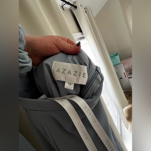 Azazie Clarice Size A0 Dusty Blue - Picture 3 of 5